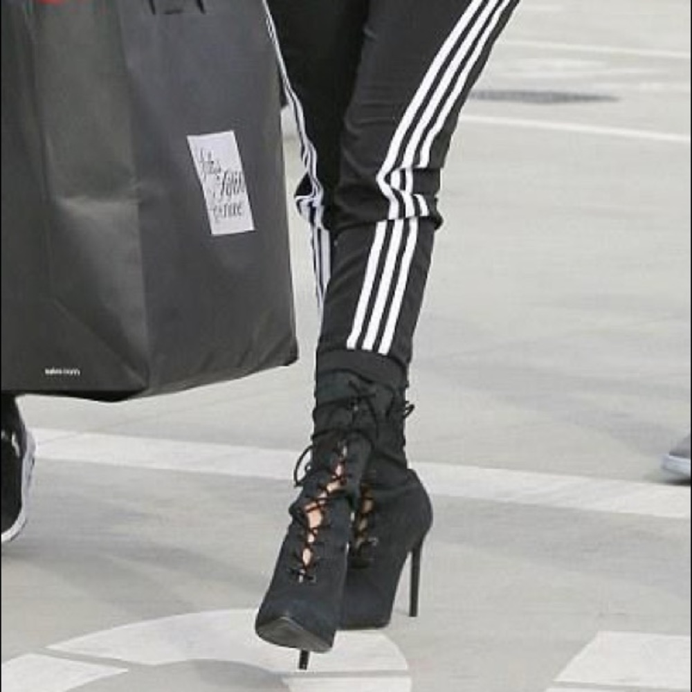 Yeezy Season 4 Canvas Lace Up Boots